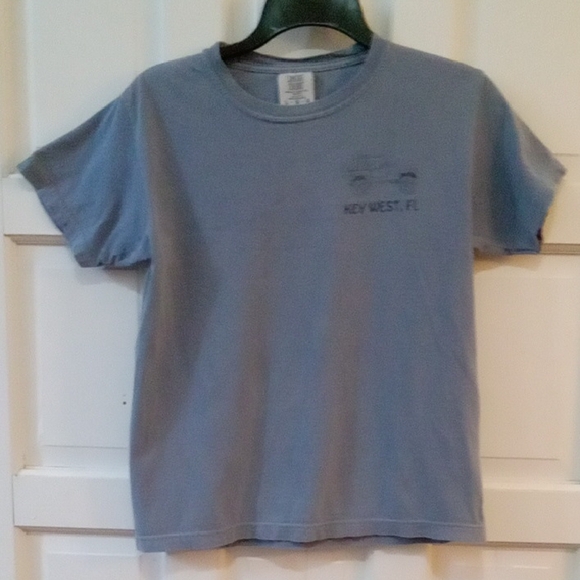 Blue Key West, FL Jeep T-Shirt - Picture 1 of 6